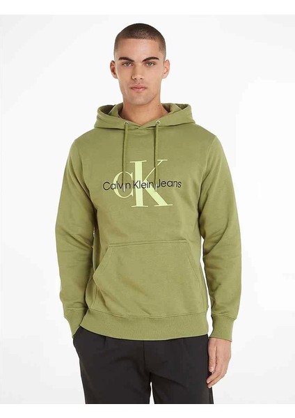 Calvin Klein Erkek Siyah Hooedie Kapüşonlu Sweatshirt