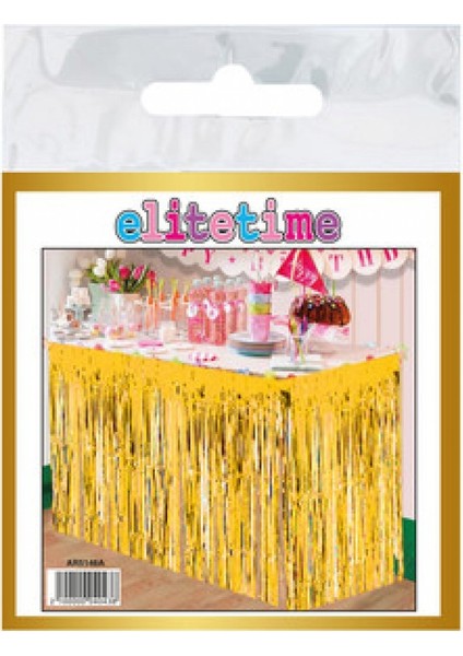 Doğum Günü Süsü Masa Kenarı Eteği Fonsüs Metalize Yerli Siyah Pk:1 fiyatları