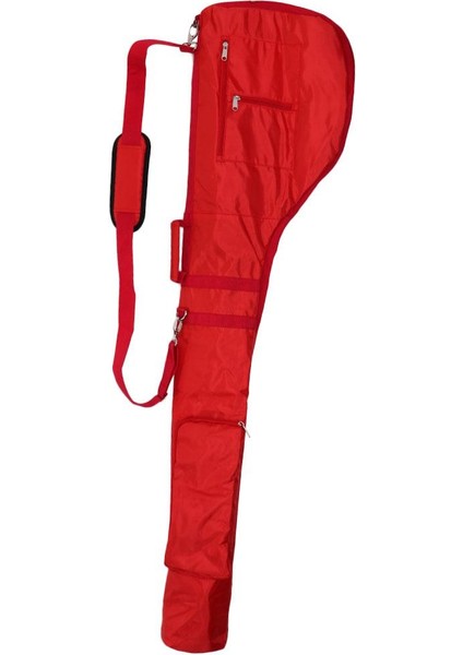 Golf Kulübü Çantası Golf Iğı Çantası Taşınabilir Taşıma Çantası Boyutu 5X32X127CM Kırmızı (Yurt Dışından)