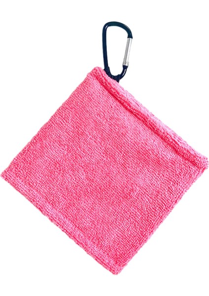 Klipsli Golf Topu Havlu Taşınabilir Golf Aksesuarları Golf Topu Temizleyici Cep Pembe (Yurt Dışından) fiyatları