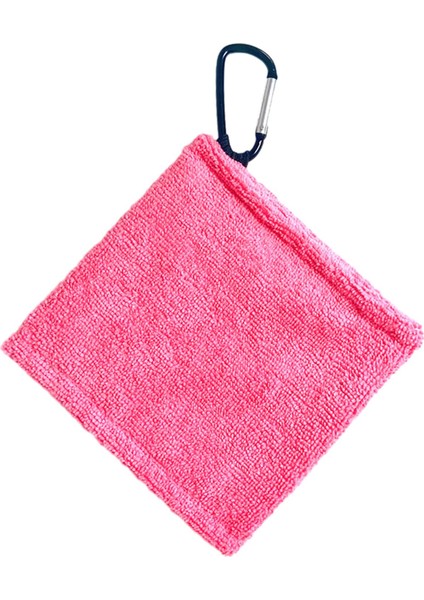 Klipsli Golf Topu Havlu Taşınabilir Golf Aksesuarları Golf Topu Temizleyici Cep Pembe (Yurt Dışından) modelleri
