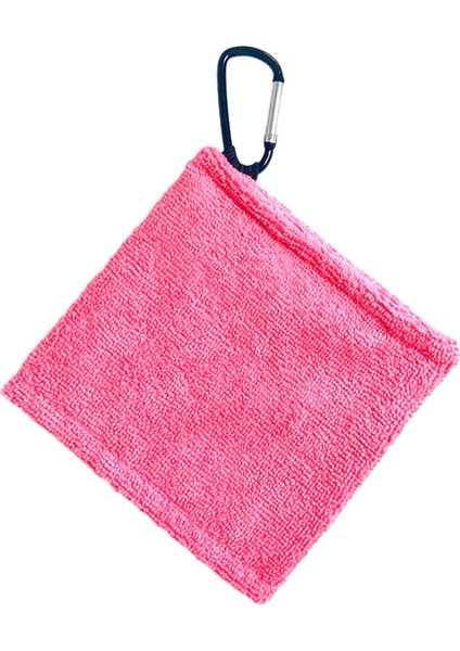 Klipsli Golf Topu Havlu Taşınabilir Golf Aksesuarları Golf Topu Temizleyici Cep Pembe (Yurt Dışından) fırsatları