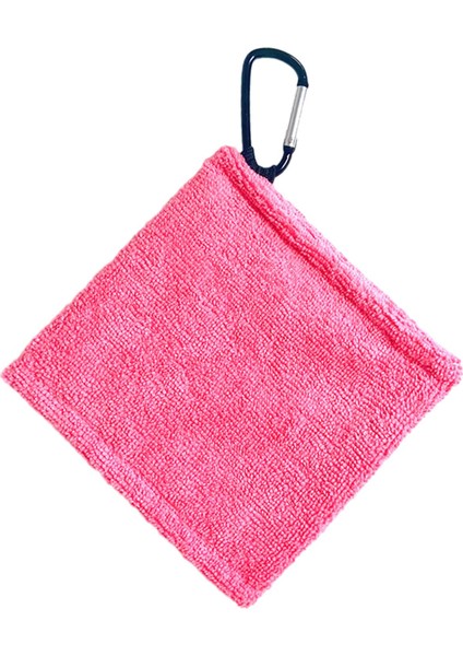 Klipsli Golf Topu Havlu Taşınabilir Golf Aksesuarları Golf Topu Temizleyici Cep Pembe (Yurt Dışından) indirimleri