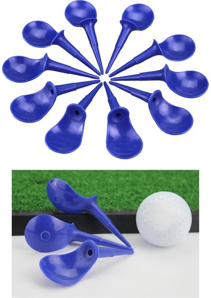 10 Pcs Yenilik Sandalye Şekli Golf Tees Ekipmanları Mavi (Yurt Dışından) indirimleri