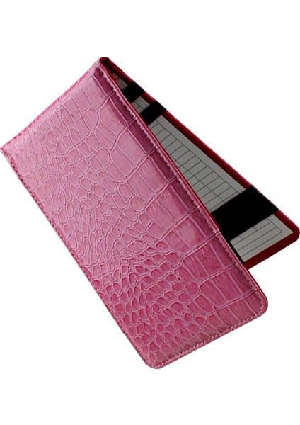 Golf Puan Sayacı Kart Tutucu Aksesuar Yardage Kitap Kapağı Erkekler Kadınlar Için Pembe (Yurt Dışından)