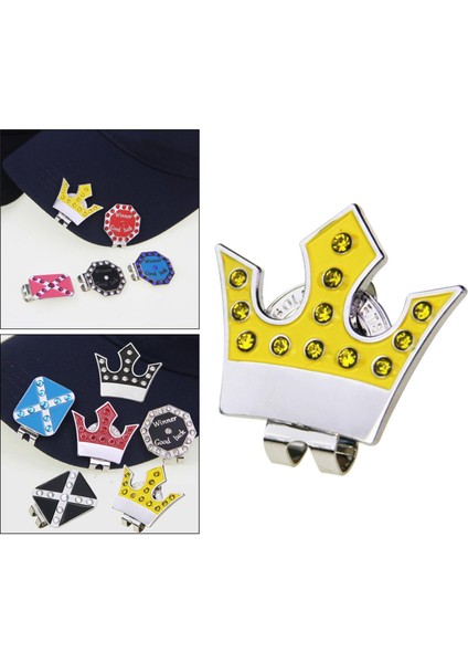 Çıkarılabilir Golf Işaretleyiciler Ş Hatıra Aksesuarları Taç Sarı (Yurt Dışından) fırsatları