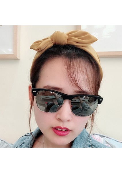 Yuekeda-Rab Ears Bez Fiyonklu Kafa Bandı Kız Çocuk Saç Çemberi (Yurt Dışından) modelleri