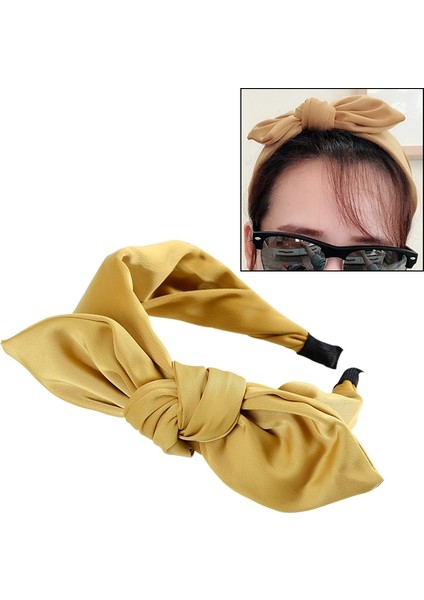 Yuekeda-Rab Ears Bez Fiyonklu Kafa Bandı Kız Çocuk Saç Çemberi (Yurt Dışından) fırsatları