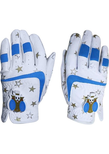 1 Çift Çocuk Golf Eldiveni Kaymaz - L (Yurt Dışından)