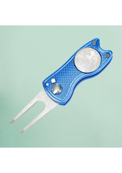 Işaretleyici Temizleyicili Metal Golf Aleti Mavi (Yurt Dışından) fırsatları