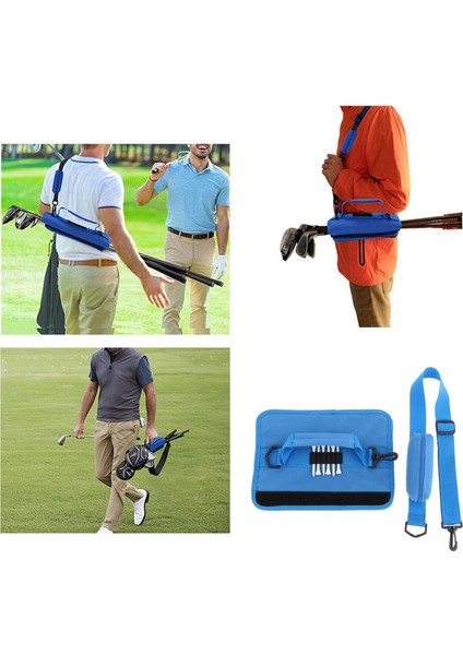 Golf Kulübü Taşıma Çantası Top ile Kadınlar Için Eğ Çantası Mini Mavi (Yurt Dışından) modelleri
