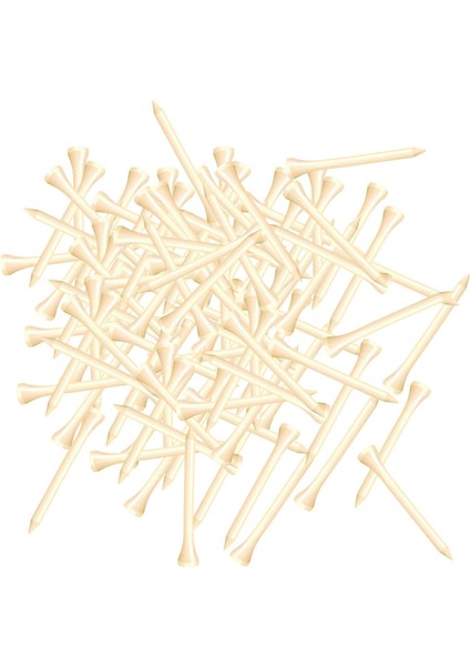100X Ahşap Golf Tees Vernik Ahşap Golf Tees Golf Eğitimi Için Kadın 70MM (Yurt Dışından) fırsatları