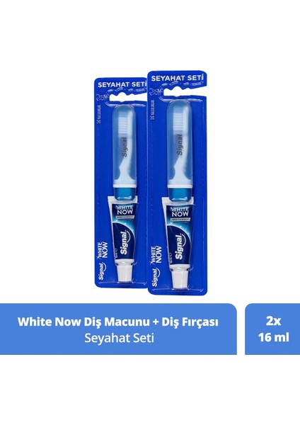 White Now Seyahat Seti X4