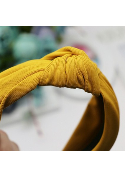 Yuekeda-Yumuşak Düğümlü Kafa Bandı Saç Bandı Bayan Fiyonk Saç Çemberi (Yurt Dışından) fiyatları