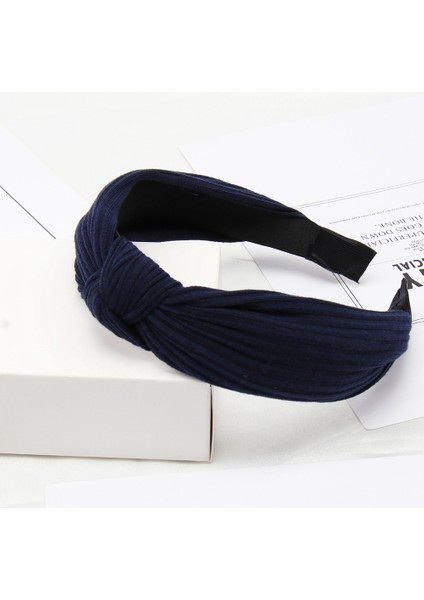 Yuekeda-Yumuşak Düğümlü Kafa Bandı Saç Bandı Bayan Fiyonk Saç Çemberi (Yurt Dışından)