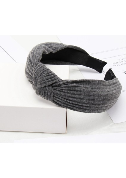 Yuekeda-Yumuşak Düğümlü Kafa Bandı Saç Bandı Bayan Fiyonk Saç Çemberi (Yurt Dışından)