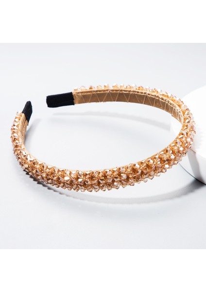 Yuekeda-2 Adet Ince Kenarlı Kristal Kafa Bandı (Yurt Dışından) modelleri