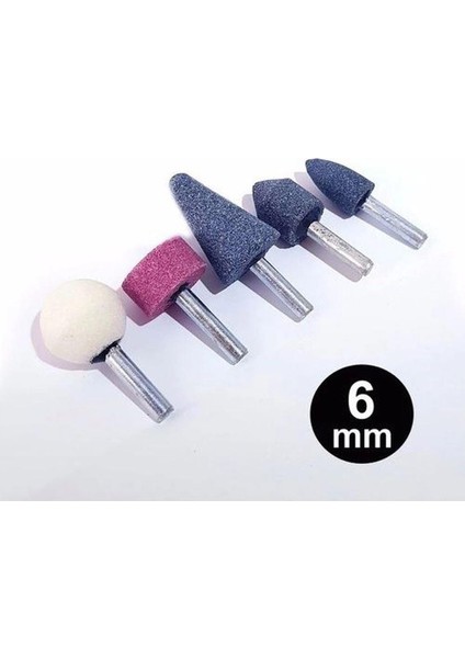 Mini Kalığçı Taşlama Seti Hss Matkap Gravür Taşlama Set 5 Parça Taşlama Seti