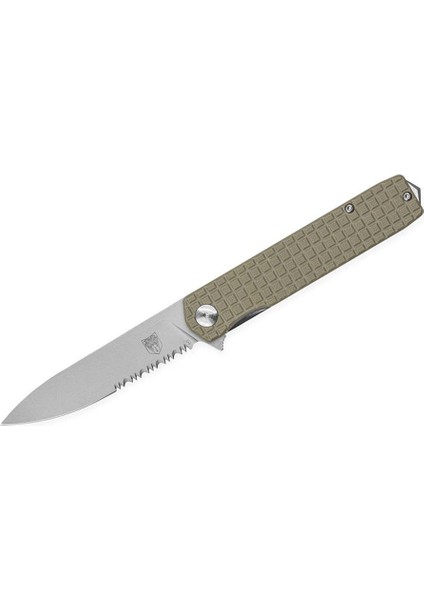 Medium Cayden Tan Serrated Çakı