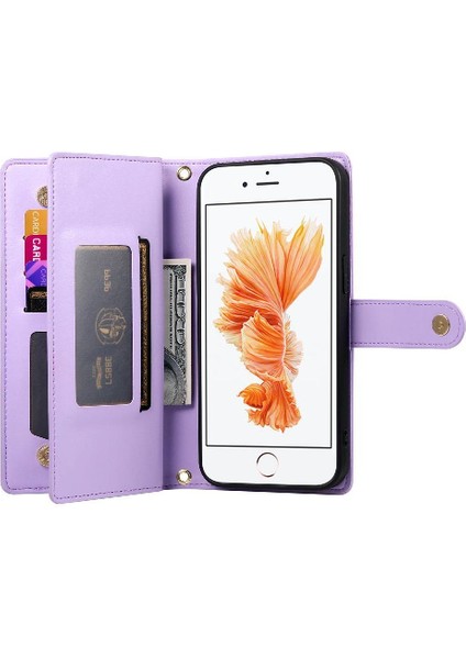 IPhone 7/8 Cüzdan Çok Fonksiyonlu Standı Iş Crossbody Için Flip Case (Yurt Dışından) fiyatları