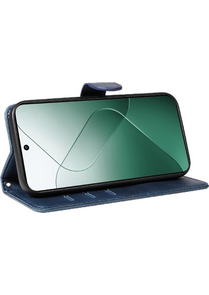 Xiaomi 14 Için Filp Durumda Kredi ile Preslenmiş Pu Deri Cüzdan Telefon Kılıfı (Yurt Dışından) fırsatları