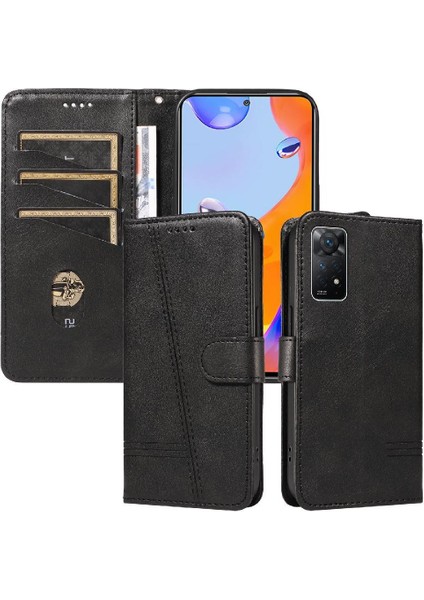 Xiaomi Redmi Için Not 11 Pro 4g/5g Cüzdan Telefon Kılıfı Kredi ile (Yurt Dışından)
