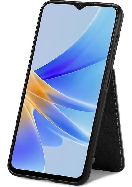 Oppo A17 Için Kılıf Manyetik Araç Montaj Standı Fermuar Cüzdan Crad Yuvası (Yurt Dışından) fiyatları