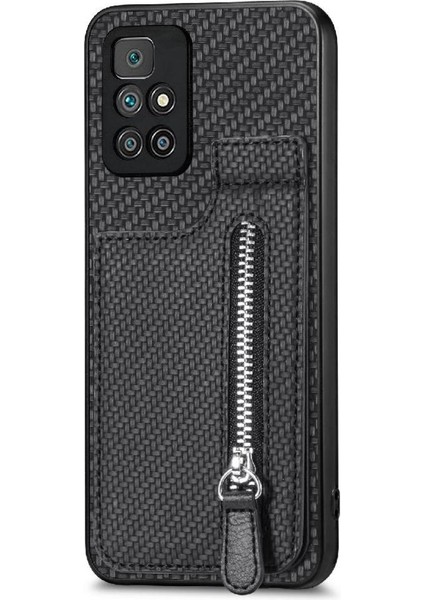 Xiaomi Redmi Için Kılıf 10 Manyetik Araç Montaj Fermuar Cüzdan Standı Crad Yuvası (Yurt Dışından) fırsatları