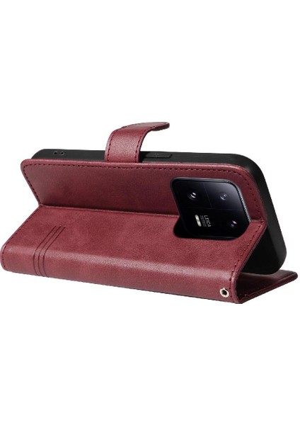 Xiaomi 13 Için Filp Durumda Ayrılabilir Siyah Bilezik Preslenmiş Pu Deri Telefon (Yurt Dışından) fırsatları