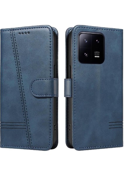 Xiaomi 13 Için Filp Durumda Ayrılabilir Siyah Bilezik Preslenmiş Pu Deri Telefon (Yurt Dışından) fırsatları