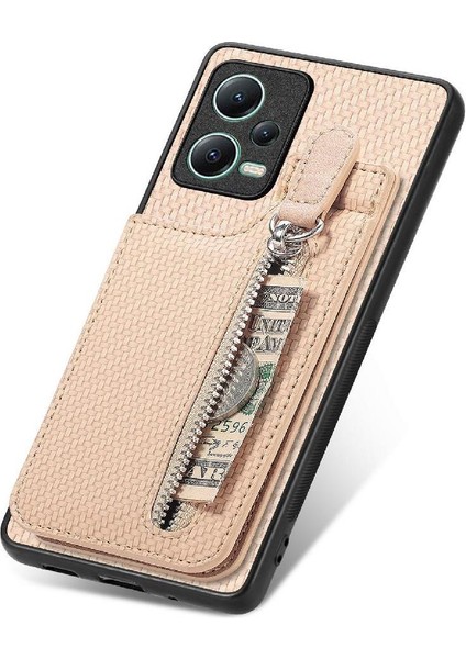 Xiaomi Redmi Için Not 12 5g Standı Crad Yuvası Manyetik Araç Montaj Fermuar (Yurt Dışından)