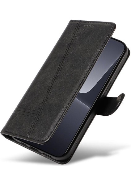 Xiaomi 13 Için Filp Durumda Ayrılabilir Siyah Bilezik Preslenmiş Pu Deri Telefon (Yurt Dışından) fırsatları