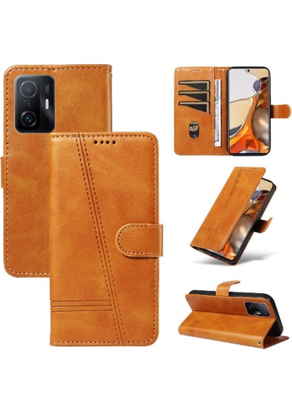 Xiaomi 11T/11T Pro Için Filp Durumda Ayrılabilir Siyah Bilezik Preslenmiş Pu Kılıf (Yurt Dışından) indirimleri