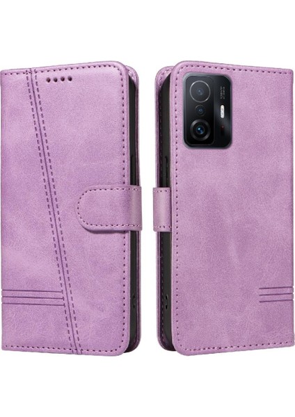 Xiaomi 11T/11T Pro Için Filp Durumda Ayrılabilir Siyah Bilezik Preslenmiş Pu Kılıf (Yurt Dışından) fiyatları