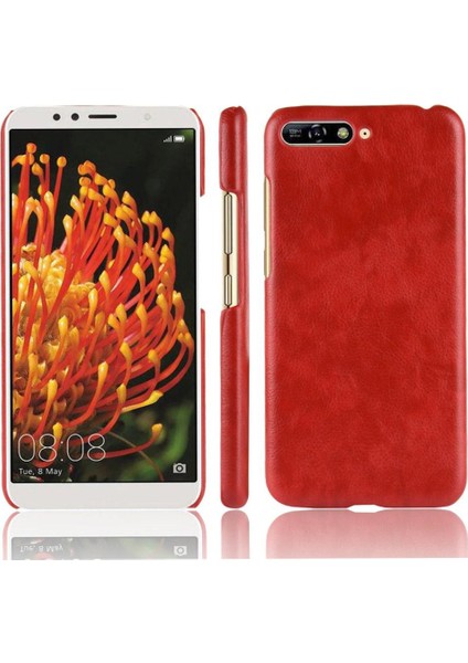 Huawei Y6 2018 Retro Uyumluluk Için Retro Kılıf Koruyucu Kapak Lychee (Yurt Dışından)