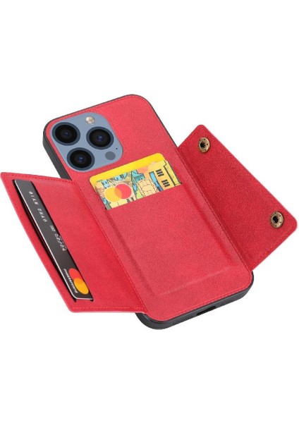 IPhone 16 Için Cüzdan Durumda Pro Max Cüzdan Durumda Kickstand Buit Demir Kart (Yurt Dışından) modelleri