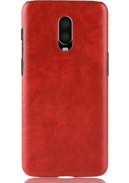 Oneplus 6t Için Retro Kılıf Retro Anti Scratch Lychee Desen Koruyucu (Yurt Dışından)