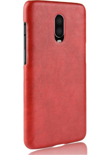 Oneplus 6t Için Retro Kılıf Retro Anti Scratch Lychee Desen Koruyucu (Yurt Dışından)