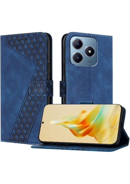 Realme C63 4g Manyetik Kapak Için Telefon Kılıfı Folio Kickstand Cüzdan Kartı (Yurt Dışından) indirimleri