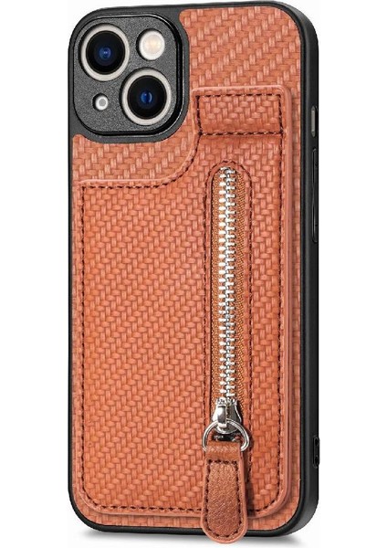 IPhone 14 Için Kılıf Crad Yuvası Cüzdan Manyetik Araç Montaj Standı Fermuar (Yurt Dışından) modelleri