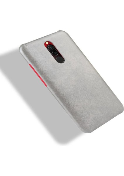 Mays Shop Xiaomi Redmi 8 Lychee Desen Uyumluluk Anti Scratch Için Retro Kılıf (Yurt Dışından)