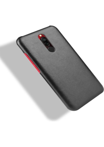 Mays Shop Xiaomi Redmi 8 Lychee Desen Uyumluluk Anti Scratch Için Retro Kılıf (Yurt Dışından)