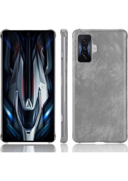 Xiaomi Poco F4 Gt Lychee Desen Anti Scratch Uyumluluk Için Retro Kılıf (Yurt Dışından)