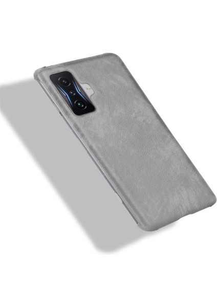 Xiaomi Poco F4 Gt Lychee Desen Anti Scratch Uyumluluk Için Retro Kılıf (Yurt Dışından)