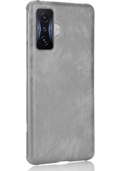 Xiaomi Poco F4 Gt Lychee Desen Anti Scratch Uyumluluk Için Retro Kılıf (Yurt Dışından)