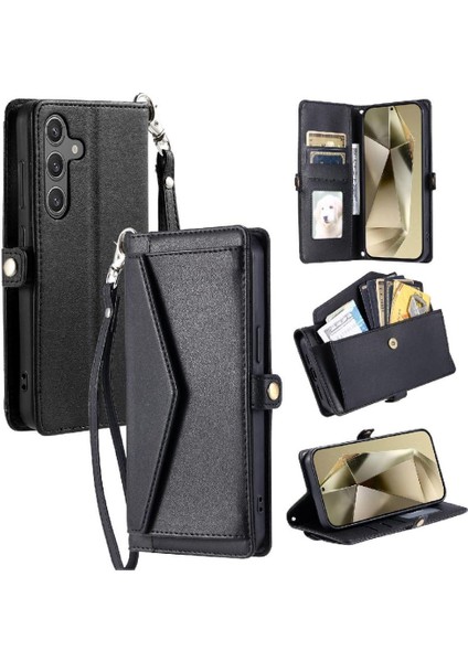 Samsung Galaxy A34 5g Rfıd Engelleme Cüzdan Kılıf Için Cüzdan Crossbody Kılıf (Yurt Dışından) fırsatları