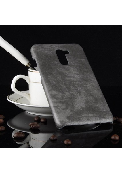Retro Kılıf Için Xiaomi Pocophone F1 Retro Anti Scratch Lychee Desen Kapak (Yurt Dışından)