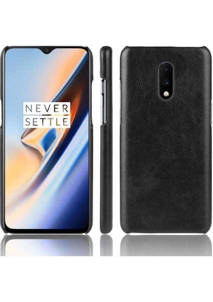 Oneplus 7 Pro Uyumluluk Anti Scratch Lychee Desen Için Retro Kılıf (Yurt Dışından)