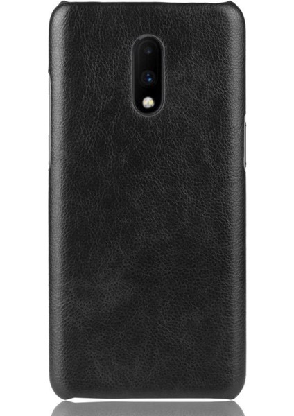 Oneplus 7 Pro Uyumluluk Anti Scratch Lychee Desen Için Retro Kılıf (Yurt Dışından)