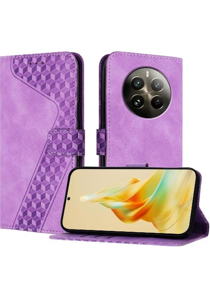 Realme 12 Pro Artı Flip Folio Manyetik Kart Yuvaları Için Telefon Kılıfı Kapak (Yurt Dışından)